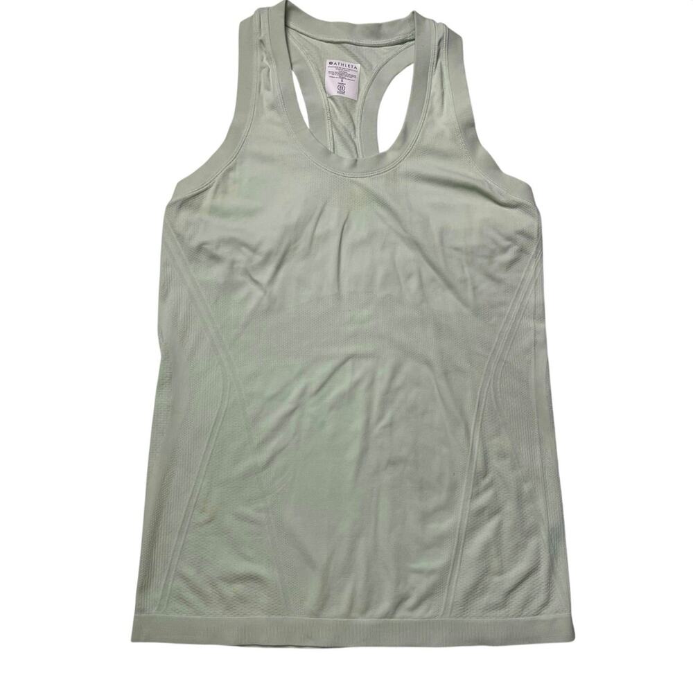 Athleta Seafoam Green Momentum Seamless Tank Top – EUC